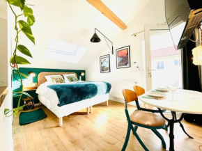 Studio ideal deplacement pro tourisme et mariage Parking gratuit